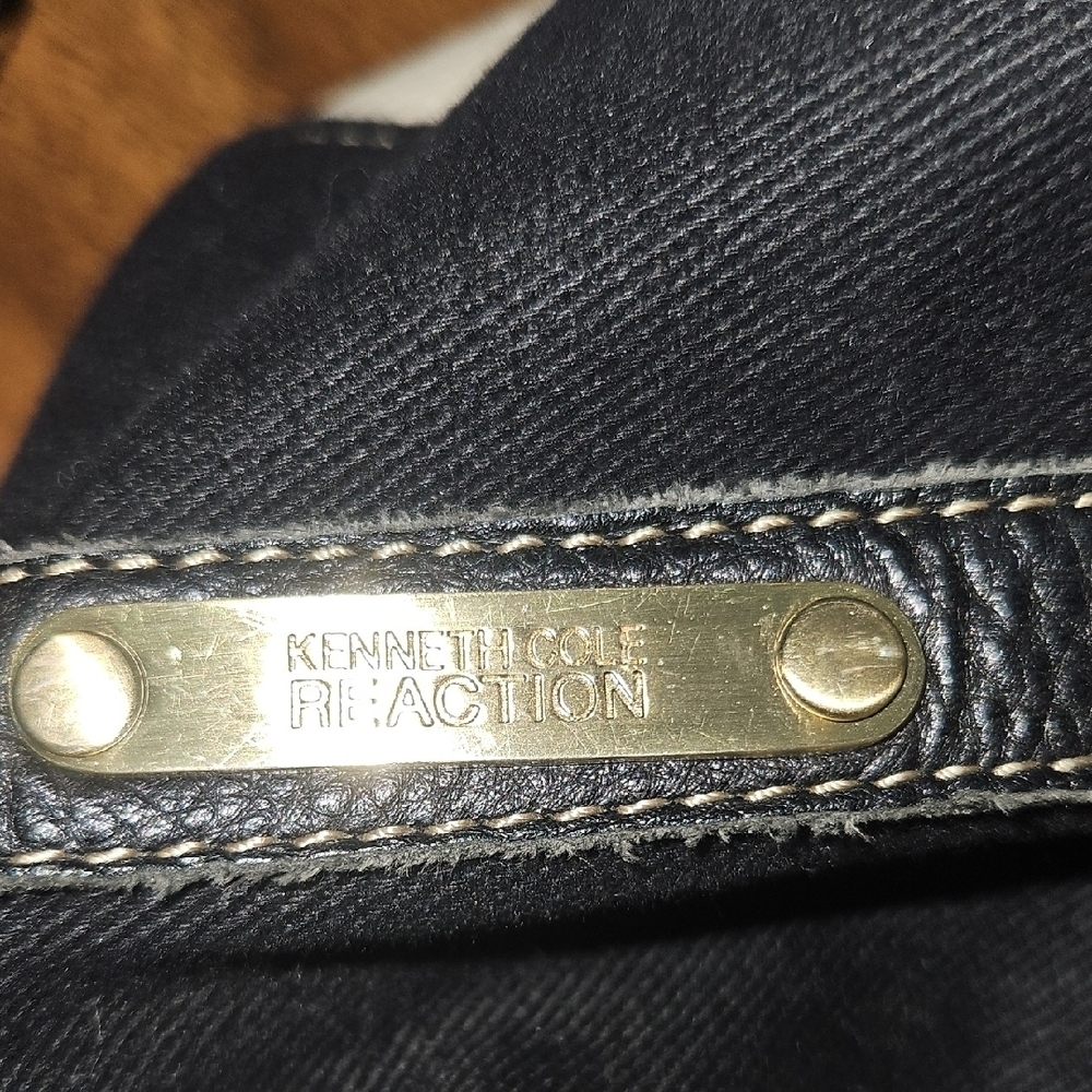 Kenneth Cole Reaction Two-Tone Shoulder Bag - Picture 10 of 11